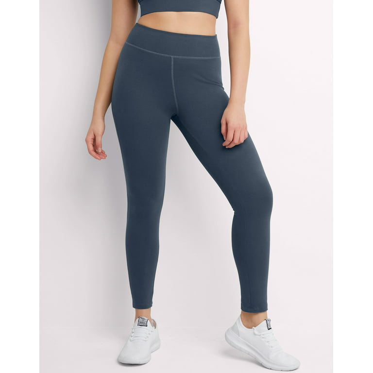 Tek Gear Leggings M/L Heather Grey Fitted Midrise Wicking Size M - $16 New  With Tags - From Patti