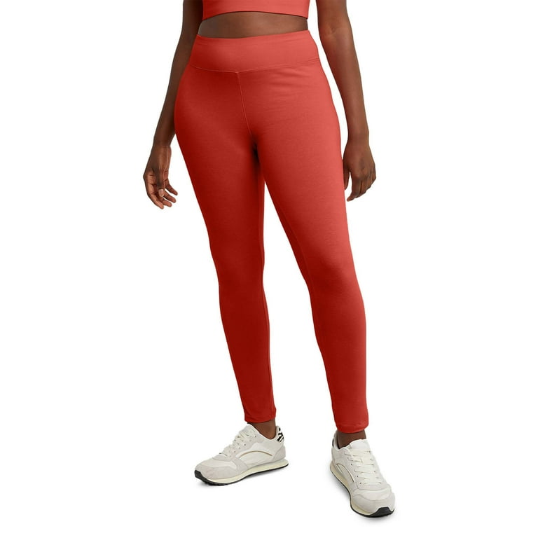 Hanes Originals Women's Stretch Jersey High-Rise Leggings