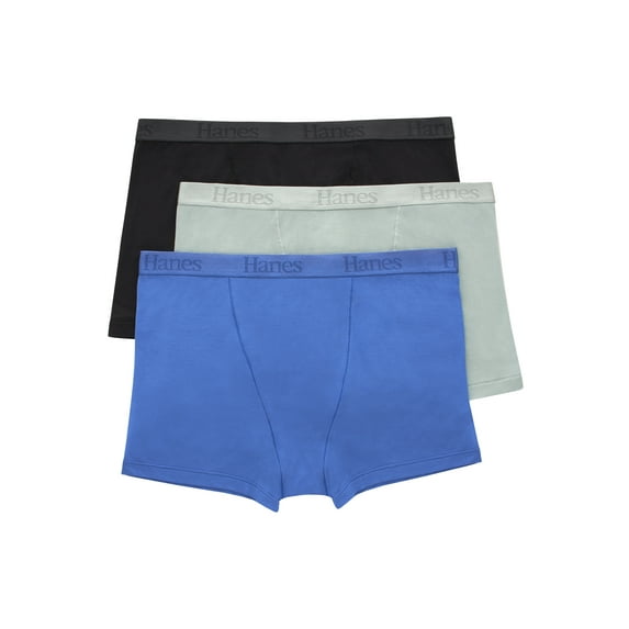 Hanes Originals Women's SuperSoft Boxer Briefs Underwear, 3-Pack, Sizes S-XXL