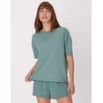 thumbnail image 1 of Hanes Originals Women's SuperSoft Comfywear Boxy T-Shirt Faded Sage Green S, 1 of 7