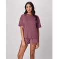 thumbnail image 1 of Hanes Originals Women's SuperSoft Comfywear Boxy T-Shirt Mauve Mood M, 1 of 5