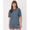 thumbnail image 1 of Hanes Originals Women's SuperSoft Comfywear Boxy T-Shirt Stargazer Grey L, 1 of 7