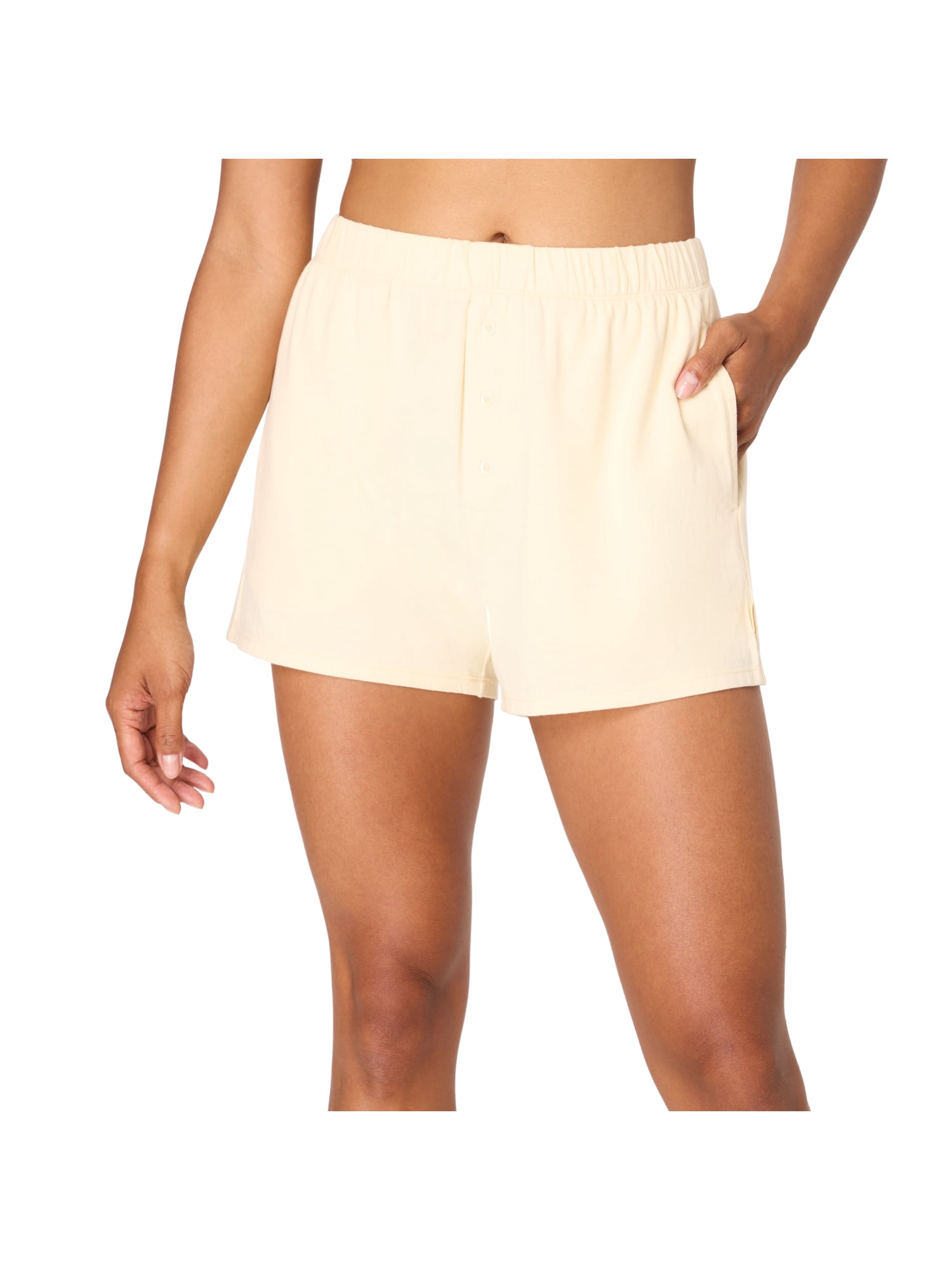 Hanes Originals Women's SuperSoft Comfywear Jersey Sleep Shorts, Sizes S to 2X
