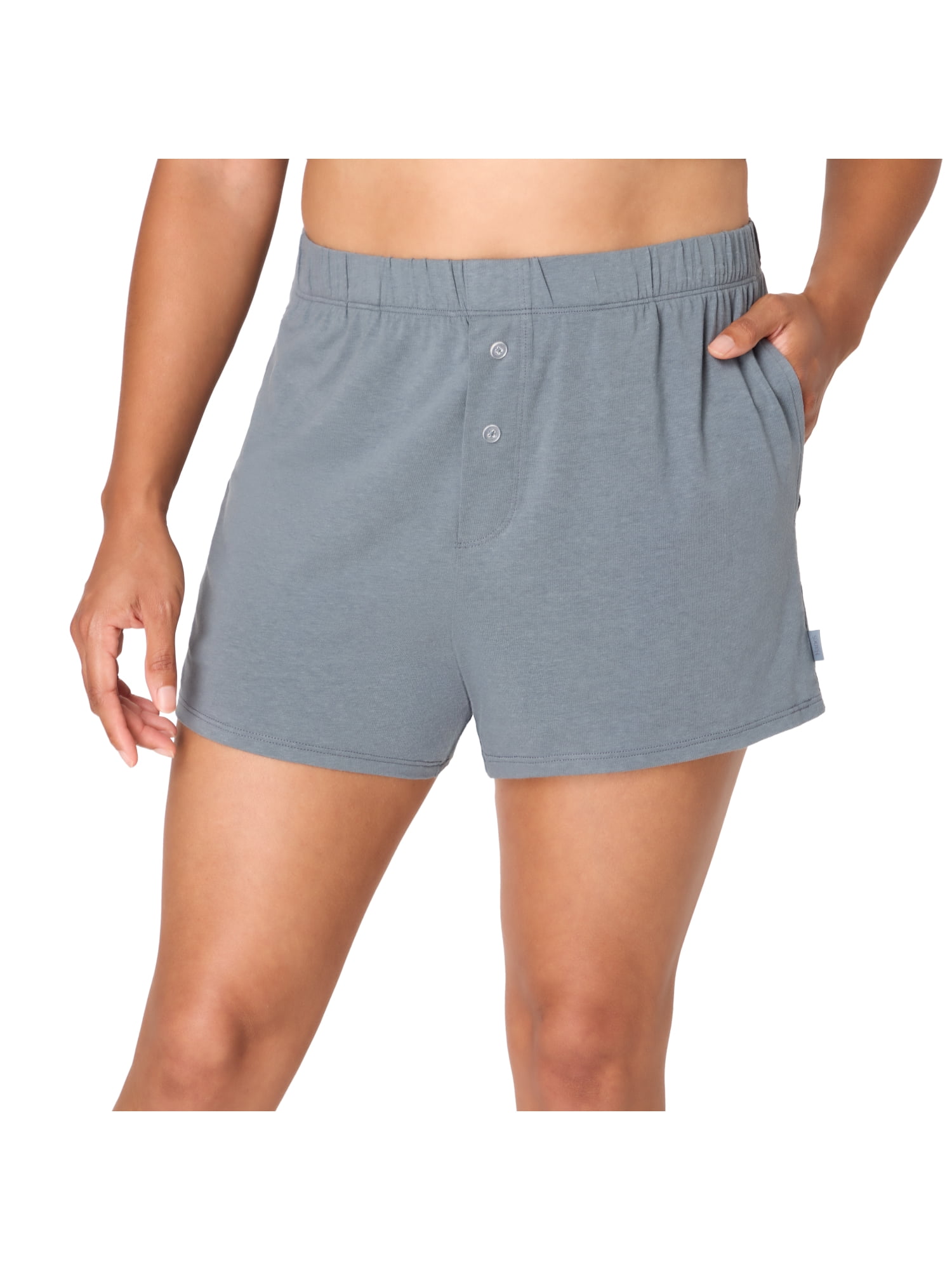 Hanes Originals Women's SuperSoft Comfywear Jersey Sleep Shorts, Sizes S to 2X