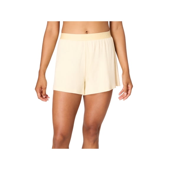 Hanes Originals Women's SuperSoft Comfywear Rib Sleep Shorts, Sizes S to 2X