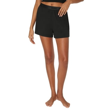 Hanes Originals Women's SuperSoft Comfywear Rib Sleep Shorts, Sizes XS to 2X