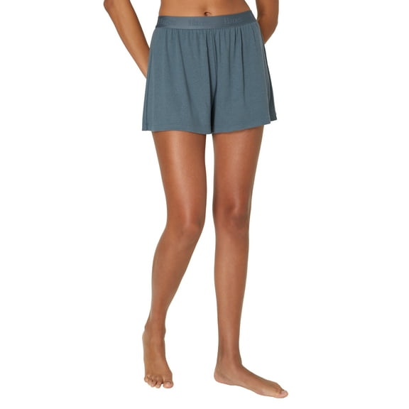 Hanes Originals Women's SuperSoft Comfywear Rib Sleep Shorts, Sizes S to 2X