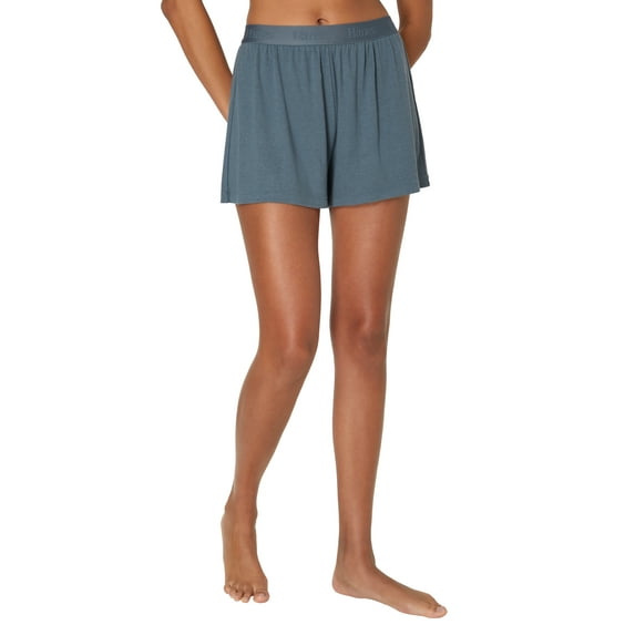 Hanes Originals Women's SuperSoft Comfywear Rib Sleep Shorts, Sizes XS to 2X