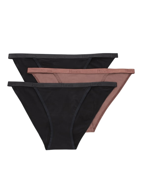 Originals Women's SuperSoft String Bikini Underwear, 3-Pack, Sizes S-XXL