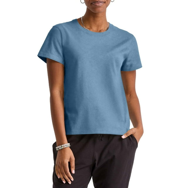 Hanes Originals Classic Cool Women's T-Shirt, 100% U.S-grown Cotton ...