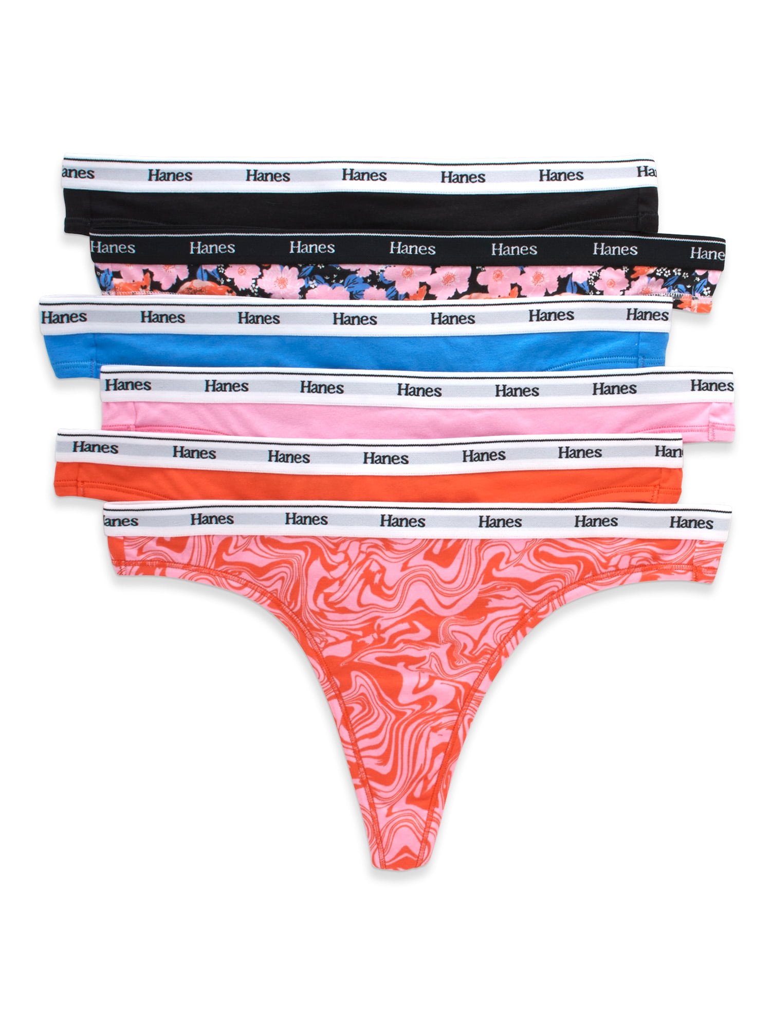 Essentials Womens 6 Pack Women's Thong Underwear : :  Clothing, Shoes & Accessories