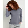 thumbnail image 1 of Hanes Originals Women's Tri-Blend Long-Sleeve T-Shirt Athletic Navy Heather L, 1 of 4