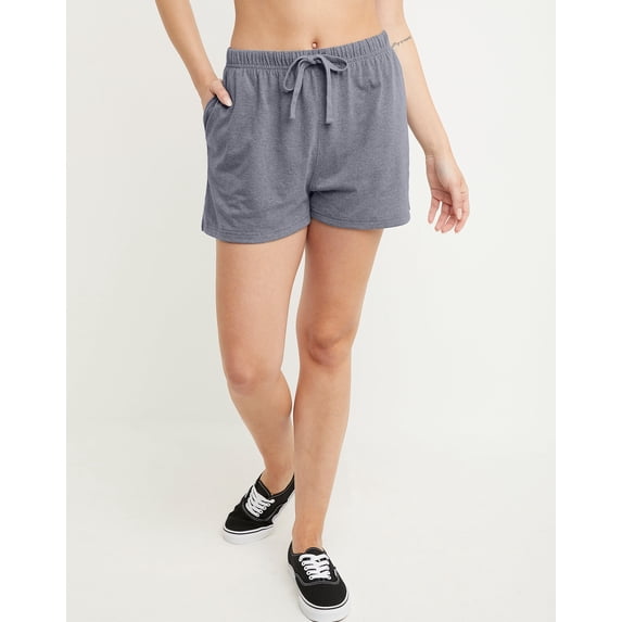 Hanes Originals Women's Tri-Blend Shorts, 2.5" Athletic Navy Heather XL