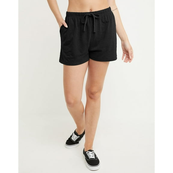 Hanes Originals Women's Tri-Blend Shorts, 2.5" Black XL