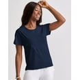 thumbnail image 1 of Hanes Originals Women's Tri-Blend T-Shirt Athletic Navy Heather S, 1 of 7