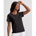 thumbnail image 1 of Hanes Originals Women's Tri-Blend T-Shirt Black L, 1 of 7