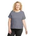 thumbnail image 1 of Hanes Originals Women's Tri-Blend T-Shirt (Plus Size) Athletic Navy PE Heather 4X, 1 of 3