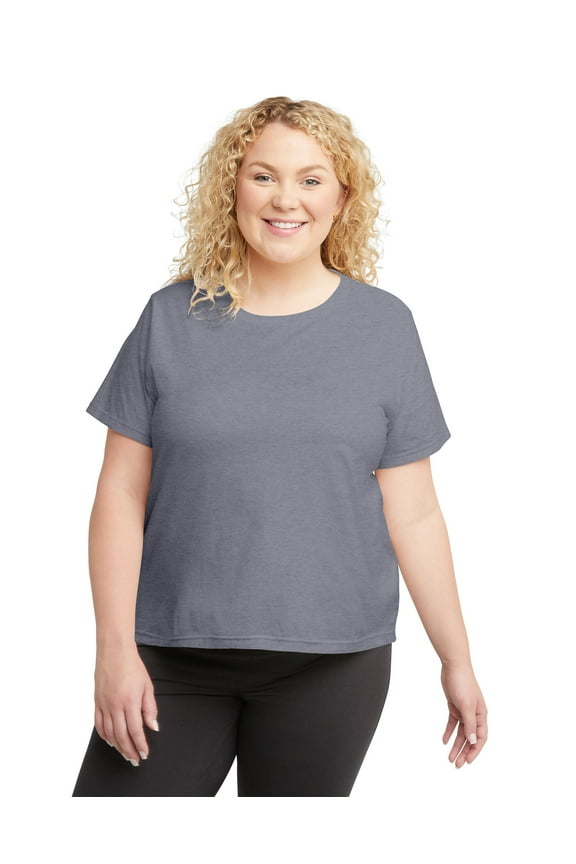 Originals Women's Tri-Blend T-Shirt (Plus Size) Athletic Navy PE Heather 4X