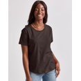 thumbnail image 1 of Hanes Originals Women's Tri-Blend T-Shirt, Relaxed Fit Dark Crimson L, 1 of 5