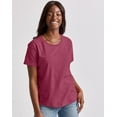 thumbnail image 1 of Hanes Originals Women's Tri-Blend T-Shirt, Relaxed Fit Inari Heather XS, 1 of 4