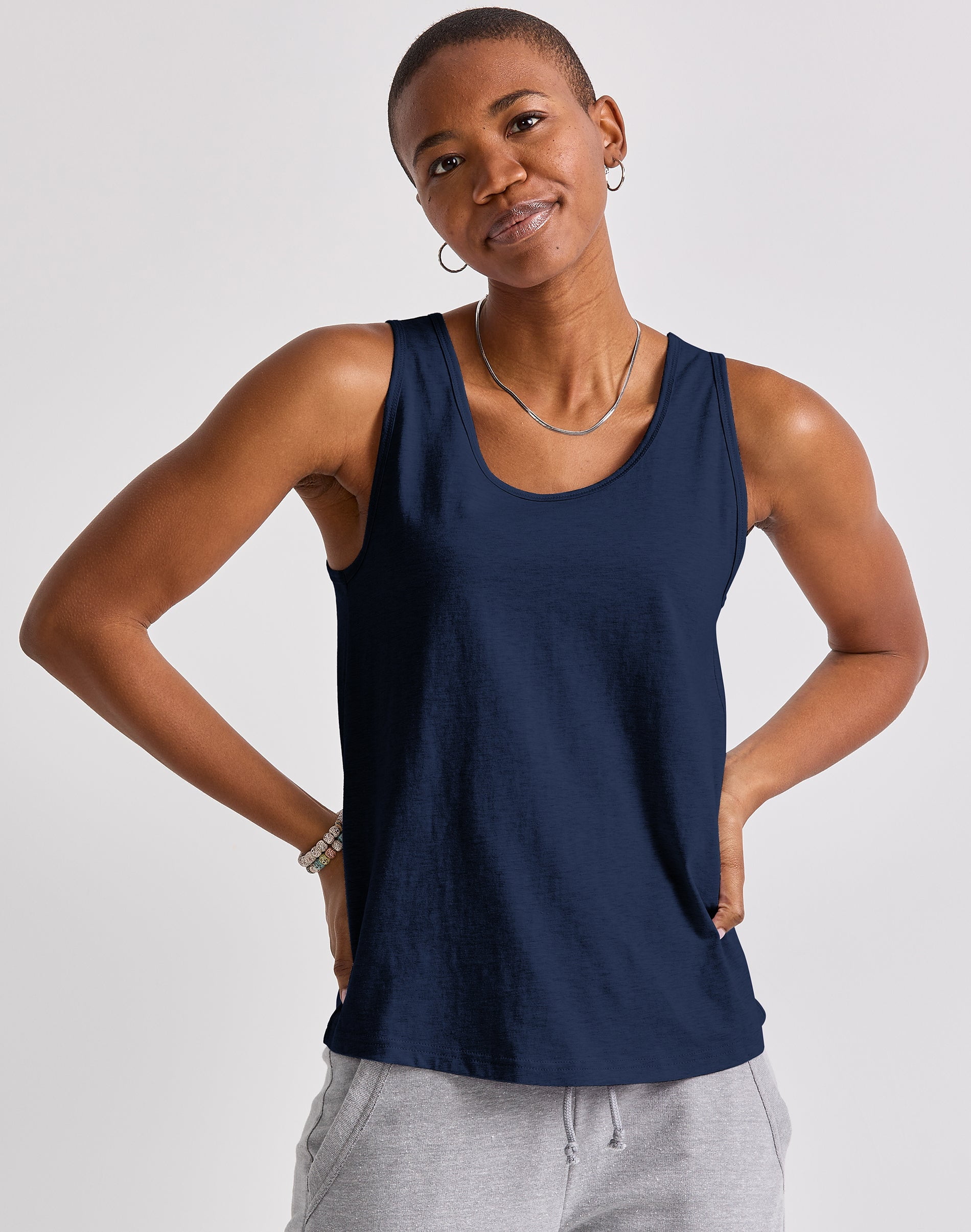Alternative Women's Triblend Eco Meegs Racerback Tank Top - Soft Recycled Material Slim Fit