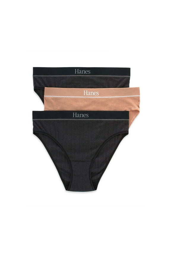 Originals Women's Underwear Ribbed Hi-Cut, 3-Pack