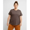 thumbnail image 1 of Hanes Originals Women's Tri-Blend T-Shirt, Relaxed Fit (Plus Size) Dark Crimson 4X, 1 of 5