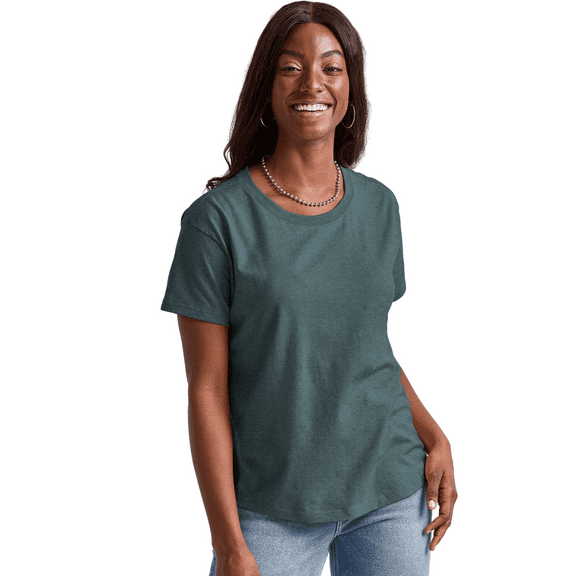 Hanes Originals Womens Relaxed Fit Tri-Blend T-Shirt