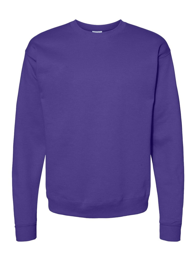 Hanes P1607 Adult 7.8 oz. EcoSmart 50/50 Fleece Crew - Walmart.com