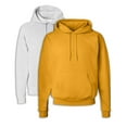 thumbnail image 1 of Hanes P170 Mens EcoSmart Hooded Sweatshirt Large 1 Ash  1 Gold Pack of 1, 1 of 1