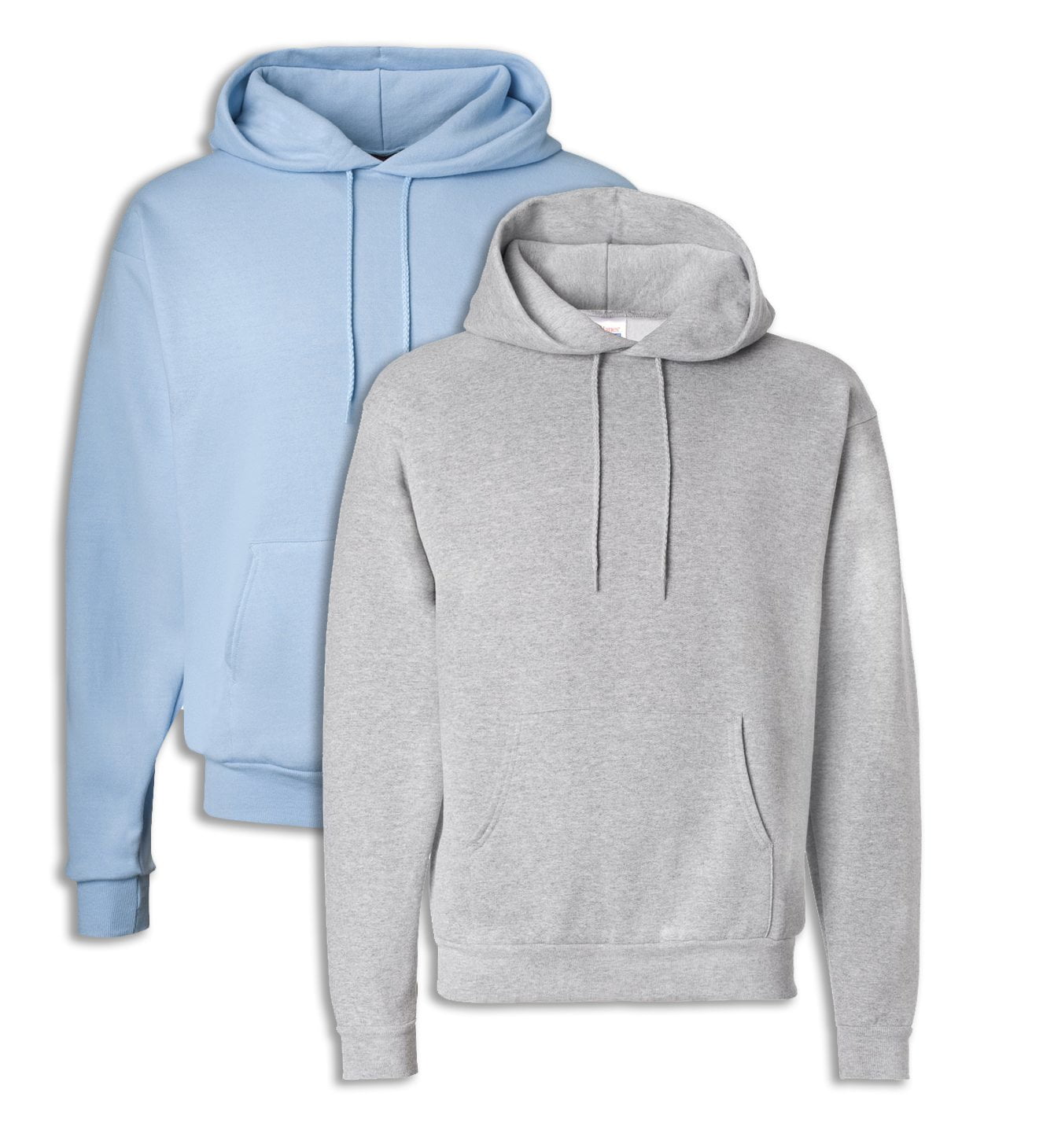 Hanes P170 Mens EcoSmart Hooded Sweatshirt Large 1 Light Blue 1 Light Steel Pack of 1 Walmart