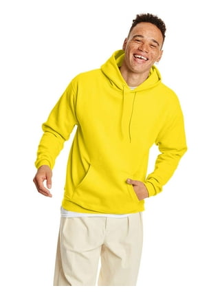 Hanes Shop Men s Hoodie Yellow Walmart