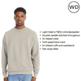 thumbnail image 1 of Hanes Perfect Fleece Crewneck Sweatshirt Unisex Adult -WD16 Soft Casual Sweatshirt, (Sand, 3XL), 1 of 5