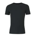 thumbnail image 1 of Hanes Perfect Flex Men's Tee, Black Crewneck Undershirt, 1-Pack S, 1 of 9