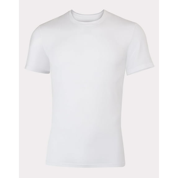 Hanes Perfect Flex Men's Tee, White Crewneck Undershirt, 1-Pack XL