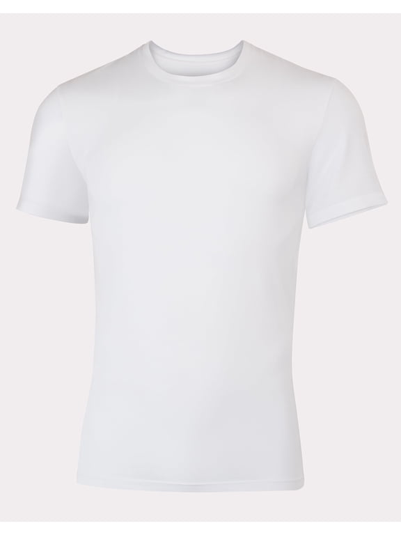 Perfect Flex Men's Tee, White Crewneck Undershirt, 1-Pack XL