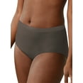 thumbnail image 1 of Hanes Perfect Match Microfiber Brief 3-Pack Modern Mocha 8 Women's, 1 of 4