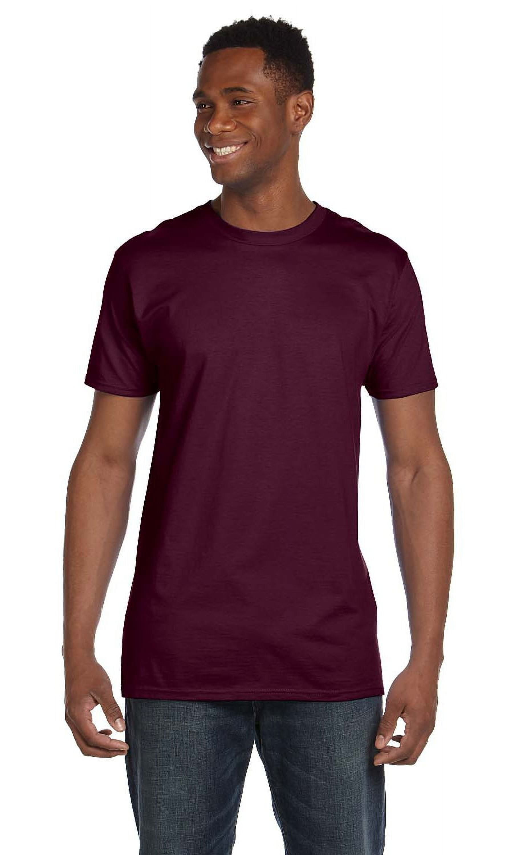 Hanes Perfect-T Men's Long Sleeve Cotton T-Shirt, 2-Pack