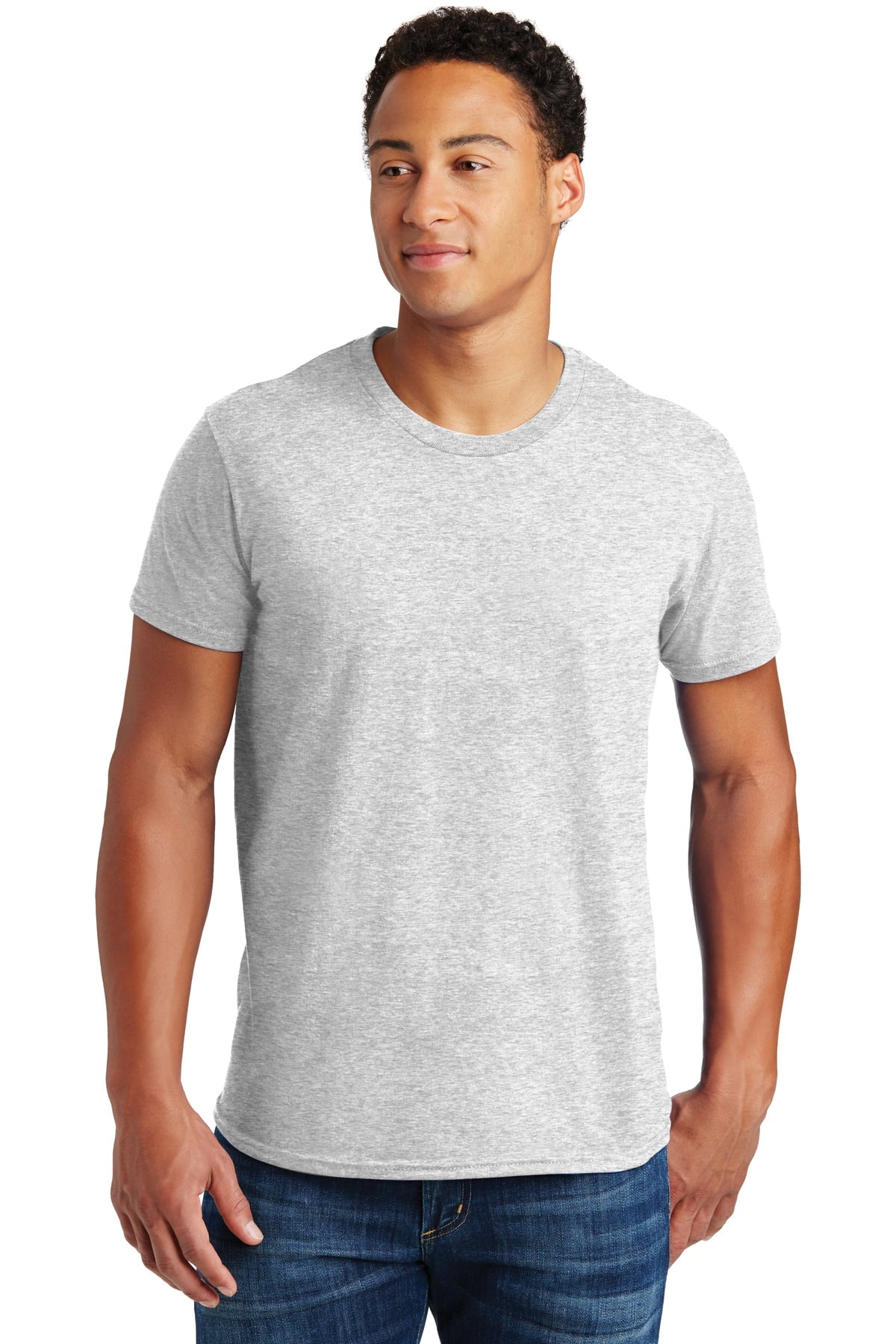 Hanes - Perfect-T T-Shirt - 4980, Ash, XL, Pack Of 2, Hanes Mens T ...