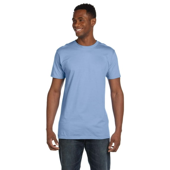Hanes - Perfect-T T-Shirt - 4980, Light Blue, XL, Pack Of 2, Hanes Mens T-Shirts