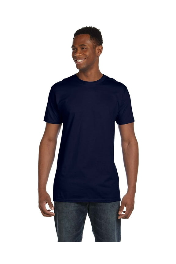 - Perfect-T T-Shirt - 4980, Navy, 3X, Pack Of 2, Hanes Mens T-Shirts