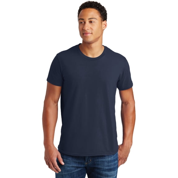 Hanes - Perfect-T T-Shirt - 4980, Navy, L, Pack Of 2, Hanes Mens T-Shirts