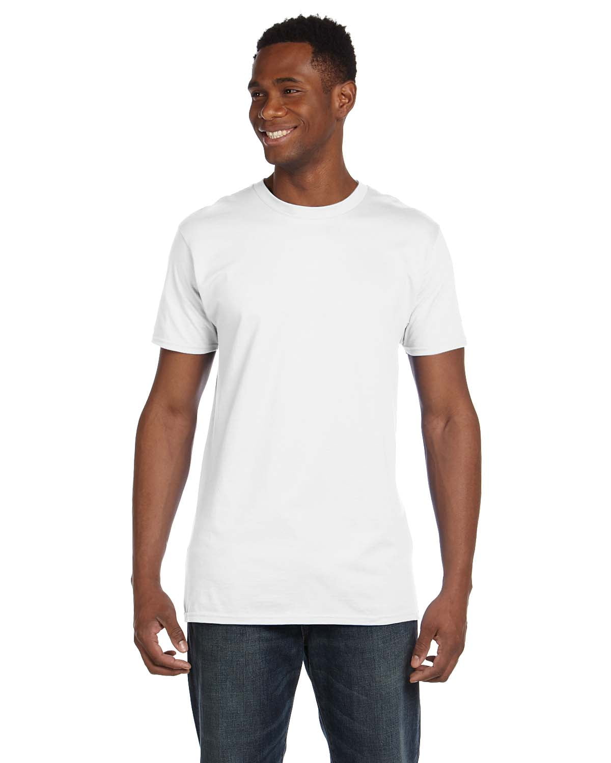Hanes - Perfect-T T-Shirt - 4980, White, 3X, Pack Of 2, Hanes Mens T ...