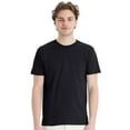 thumbnail image 1 of Hanes Perfect-T T-Shirt Short Sleeve Crewneck Tee Shirts for Men (Black, M), 1 of 8