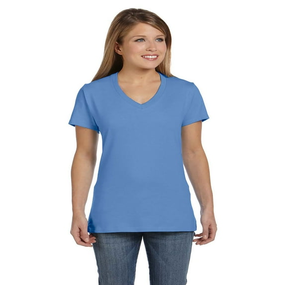 Hanes - Perfect-T Women’s V-Neck T-Shirt - S04V