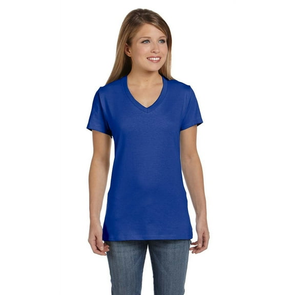 Hanes - Perfect-T Women’s V-Neck T-Shirt - S04V