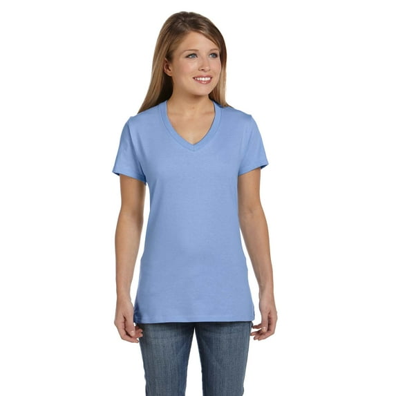 Hanes - Perfect-T Women’s V-Neck T-Shirt - S04V
