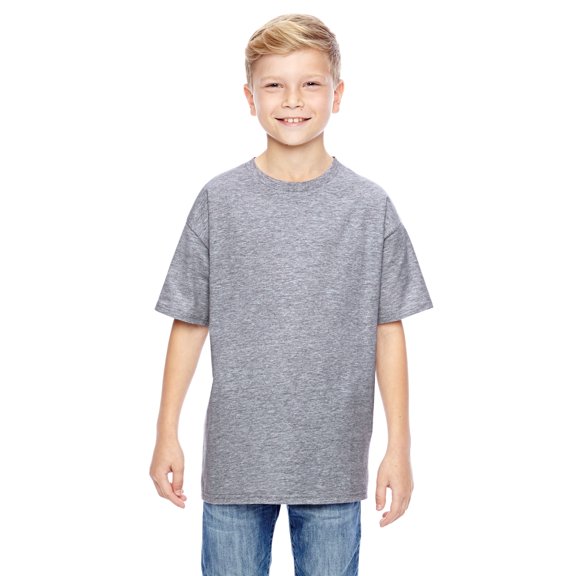 Hanes - Perfect-T Youth T-Shirt - 498Y, Light Steel, S, Pack Of 2, Juniors T-Shirts