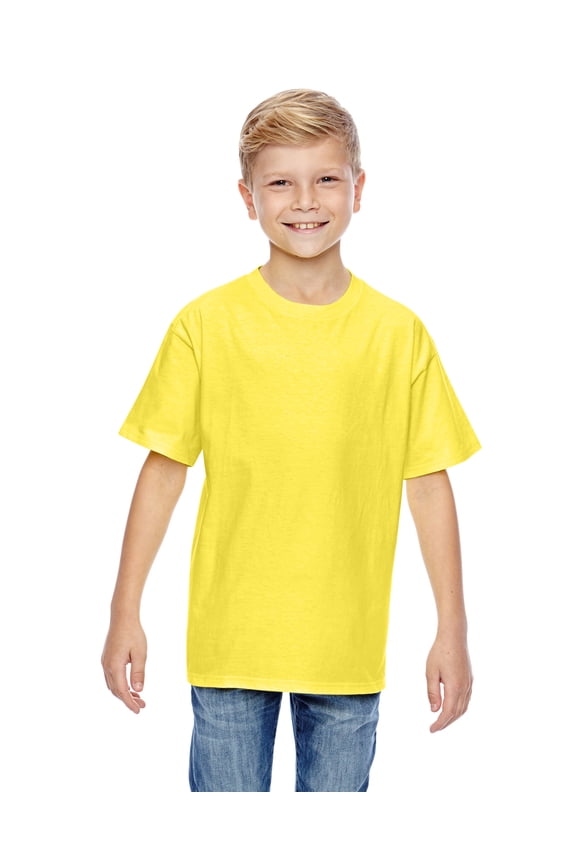 - Perfect-T Youth T-Shirt - 498Y, Yellow, S, Pack Of 2, Boys Tshirts