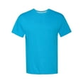 thumbnail image 1 of Hanes Performance T-Shirt (H4200) Neon Blue Heather, S, 1 of 2